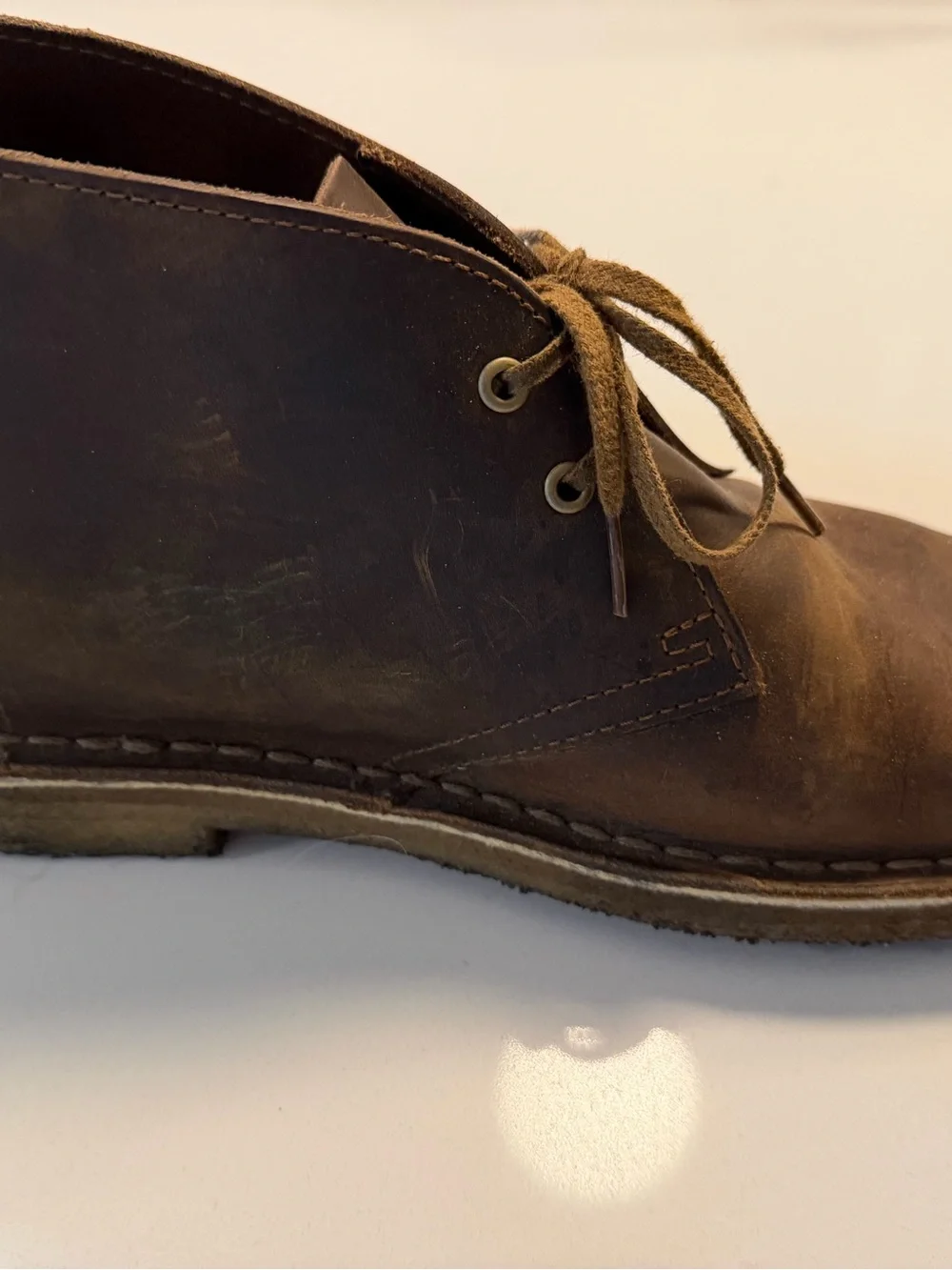 Clarks Dark Brown Leather Chukka Boots